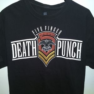 Shirts - FIVE FINGER DEATH PUNCH T-SHIRT đź‘• Music Tee 5FDP Shirts - FIVE FINGER DEATH PUNCH T-SHIRT đź‘• Music Tee 5FDP